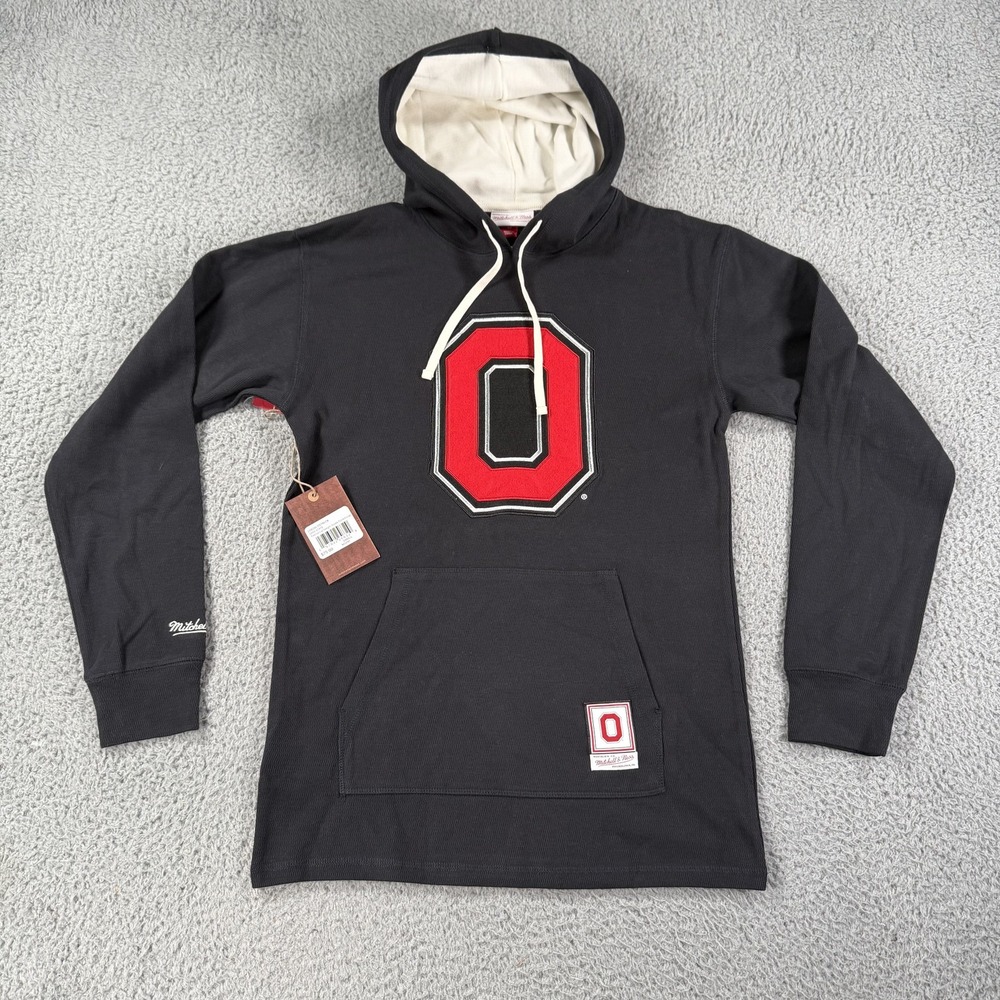 Ohio State Buckeyes Hoodie Mens Small NCAA Football Thermal Lightweight Pullover